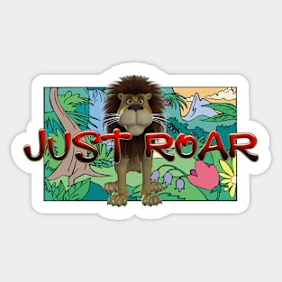 A Lion Roar Sticker